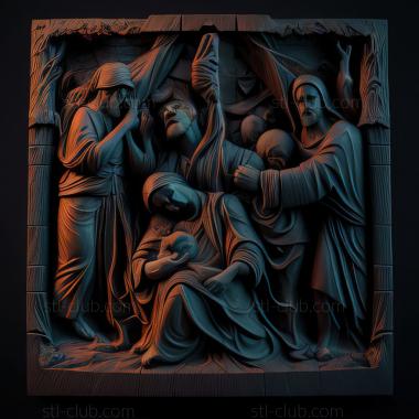 3D модель Игра адская ночь темный мессия (STL)